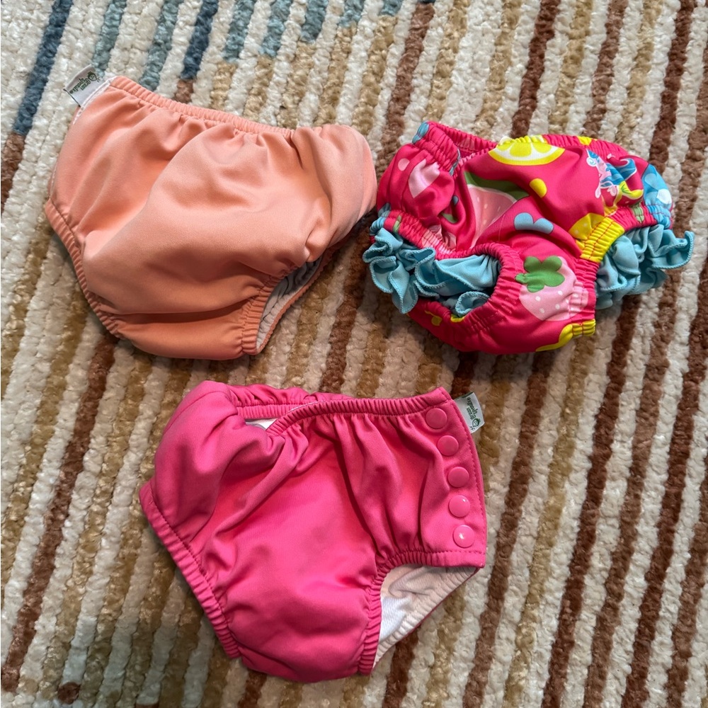 Girls Swim Diaper Set (multiple sizes)